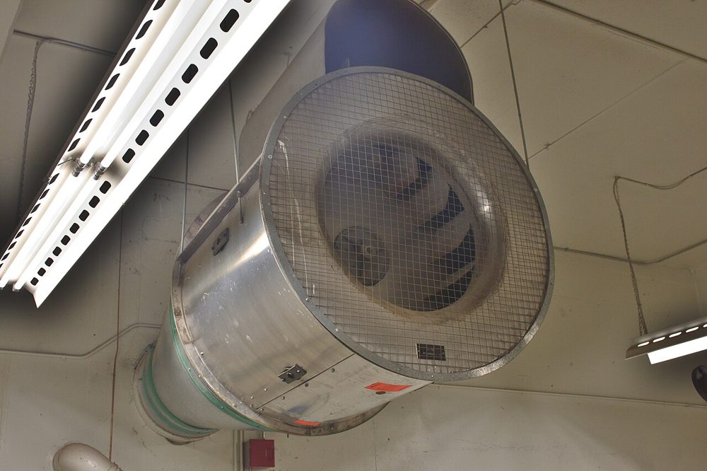 Ventilator centrifugal în linie (inline)