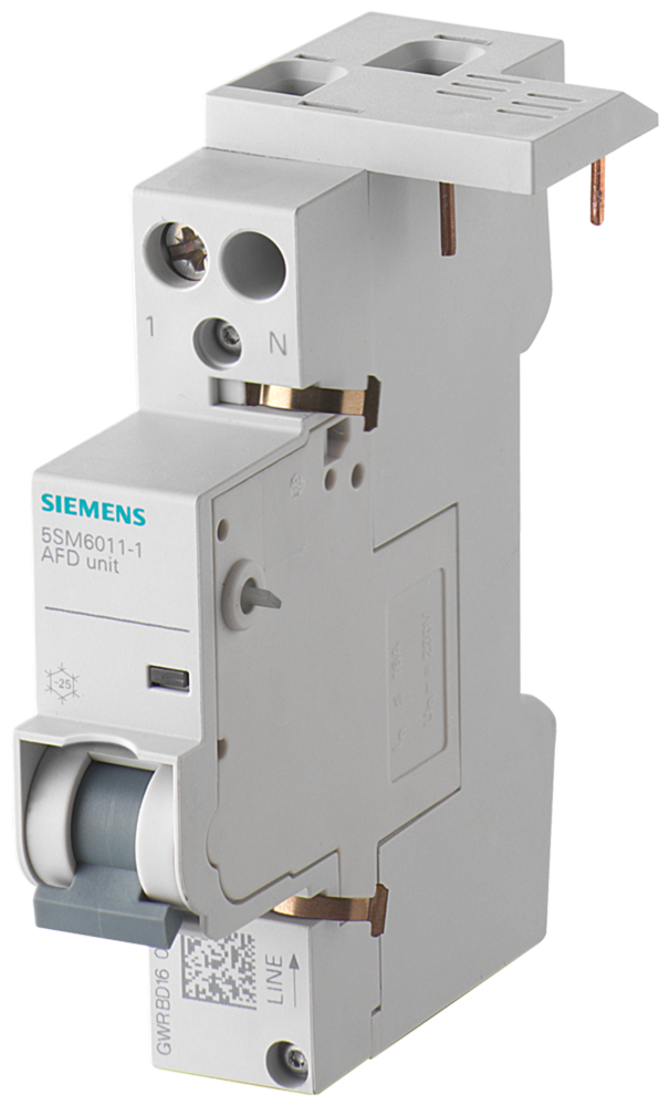 Unitate AFD Siemens 5SM6011-1 singură, cu clemele de cuplare